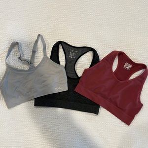 3 pack Sport Bras. Size M. NWOT.